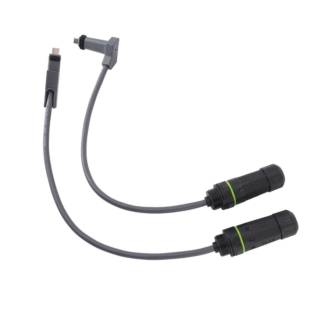 Adaptadores de cabo Ethernet à prova d'água IP68 para antena parabólica Gen 2, 2 peças