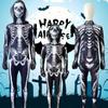 Separate Headgear Halloween Cosplay Costume Elastic Skull Bodysuits Cosplay Clothing Props  Party
