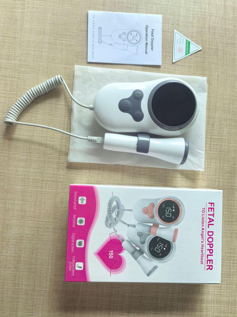 Portable Fetal Doppler Heartbeat Monitor for Pregnant Women