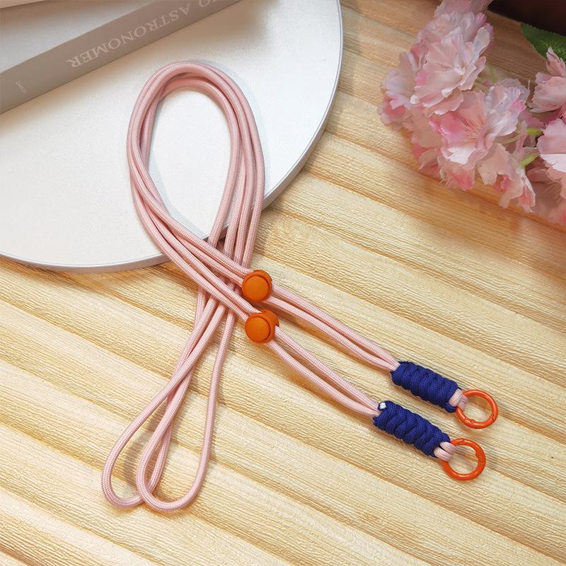 

Регулируемый плетеный кроссбоди шнурок для телефона с защитой от потери, с задним зажимом и ремешком для лыжной перчатки