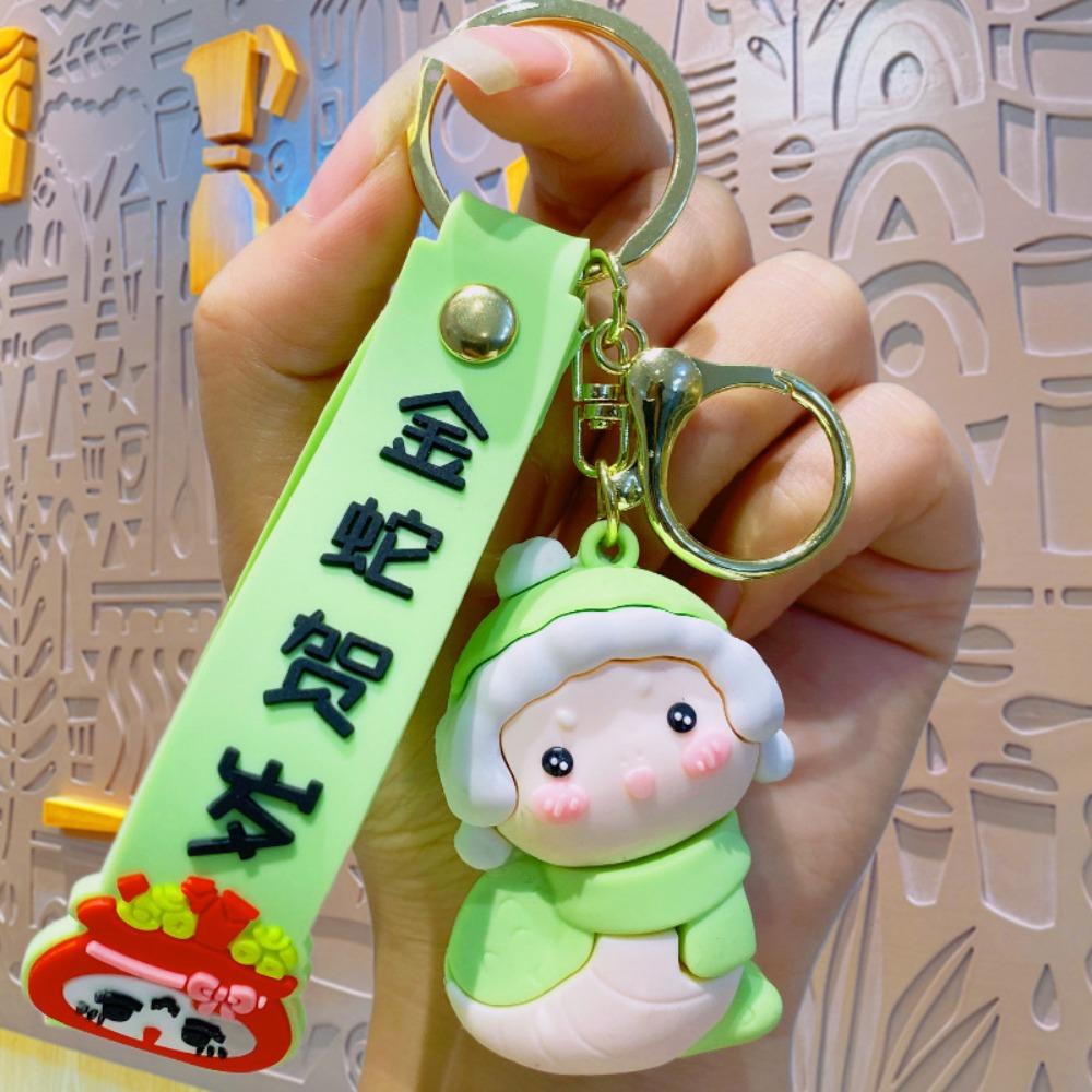 Collection Blush Snake Pendant Jewelry Zodiac Snake Year Key Ring  Car Key Accessories