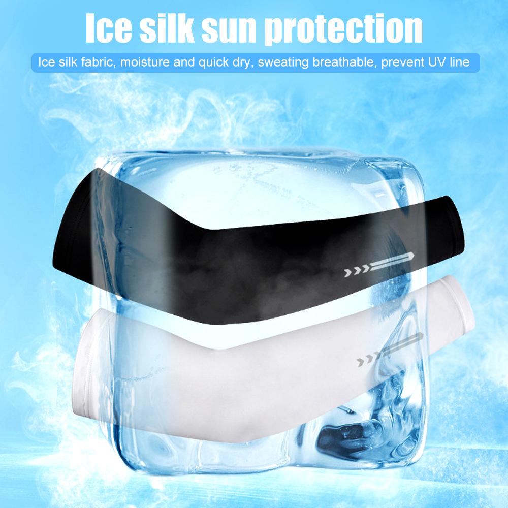 1 Paar Damen Kühlende Armstulpen Überzug Radfahren Laufen UV Sonnenschutz Outdoor Herren Nylon Kühle Armstulpen Zum Verbergen von Tattoos