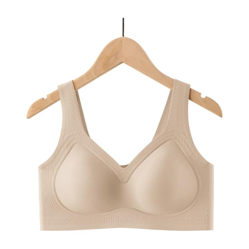 Fat Beauty, 200 Pounds, Enlarged, Seamless and Comfortable, Plus Size Underwear, Women, Autumn and Winter Thin Style, Gathered Bra