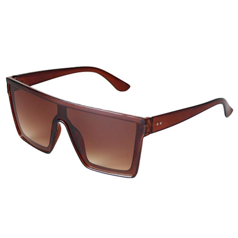 Extra large sunglasses for men and women, flat top square fashionable sunshade hat UV400