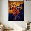 Sun & Moon Jester Anime Print Pattern Home Decor Tapestry, Wall Hanging, Decorative RV Wall Cloth.ZGT0914373