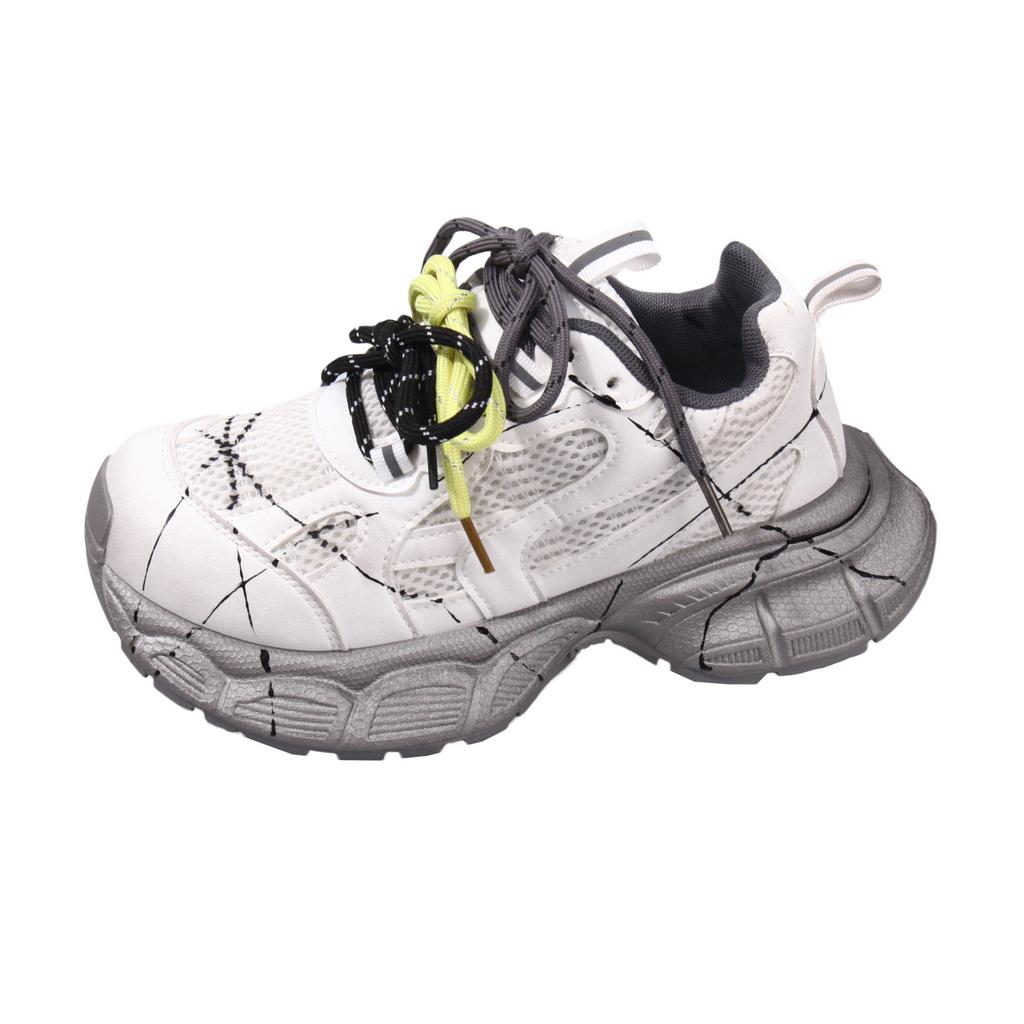 European Station Platform Dad Shoes Autumn New Low-top Paris Home Graffiti Retro Trend Casual Sports Women's Shoes