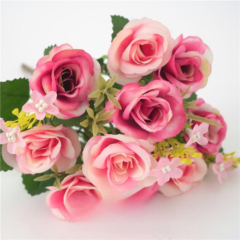 Elegant Silk Rose Artificial Flower For Home Decor And Wedding Arrangements