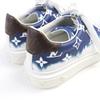 Great LOUIS VUITTON Sneakers LV Escal Monogram Blue Leather Women 34.5 CL1129 Used