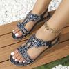 2025 Summer Women's Casual Flat Heel Sandals – New Ladies' Cross-Border Style