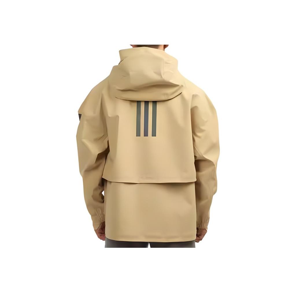 Adidas Myshelter Rain-Proof Loose-Fit Hooded Jacket Men Outerwear Khaki GT6574