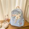 Schoolbag schoolbag Mori ins style versatile backpack fresh plaid girl cute college student simple large-capacity backpack