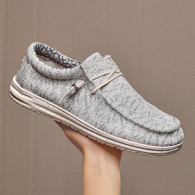 Blue Dude Shoes for Men Canvas Summer Hot Sale Fashion Stylish Breathable Lightweight Big Size 48 49 50 Famous Brand Designer