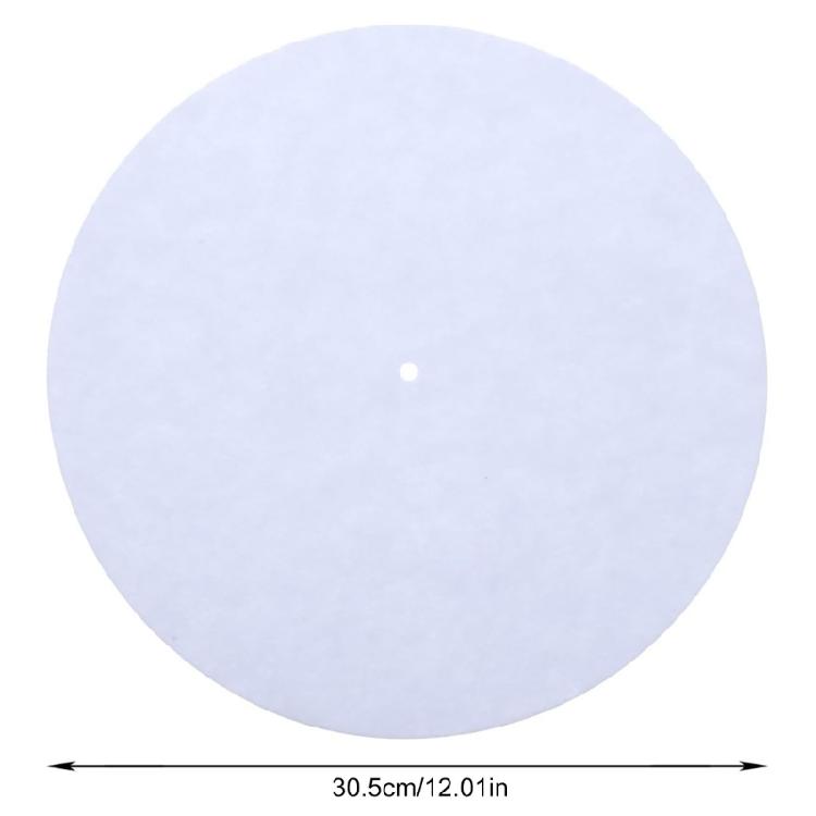 Wool Felt Turntables Mats for LPs Records Players Vinyls Records Player Pad Turntables Slipmat AntiStatic Mats