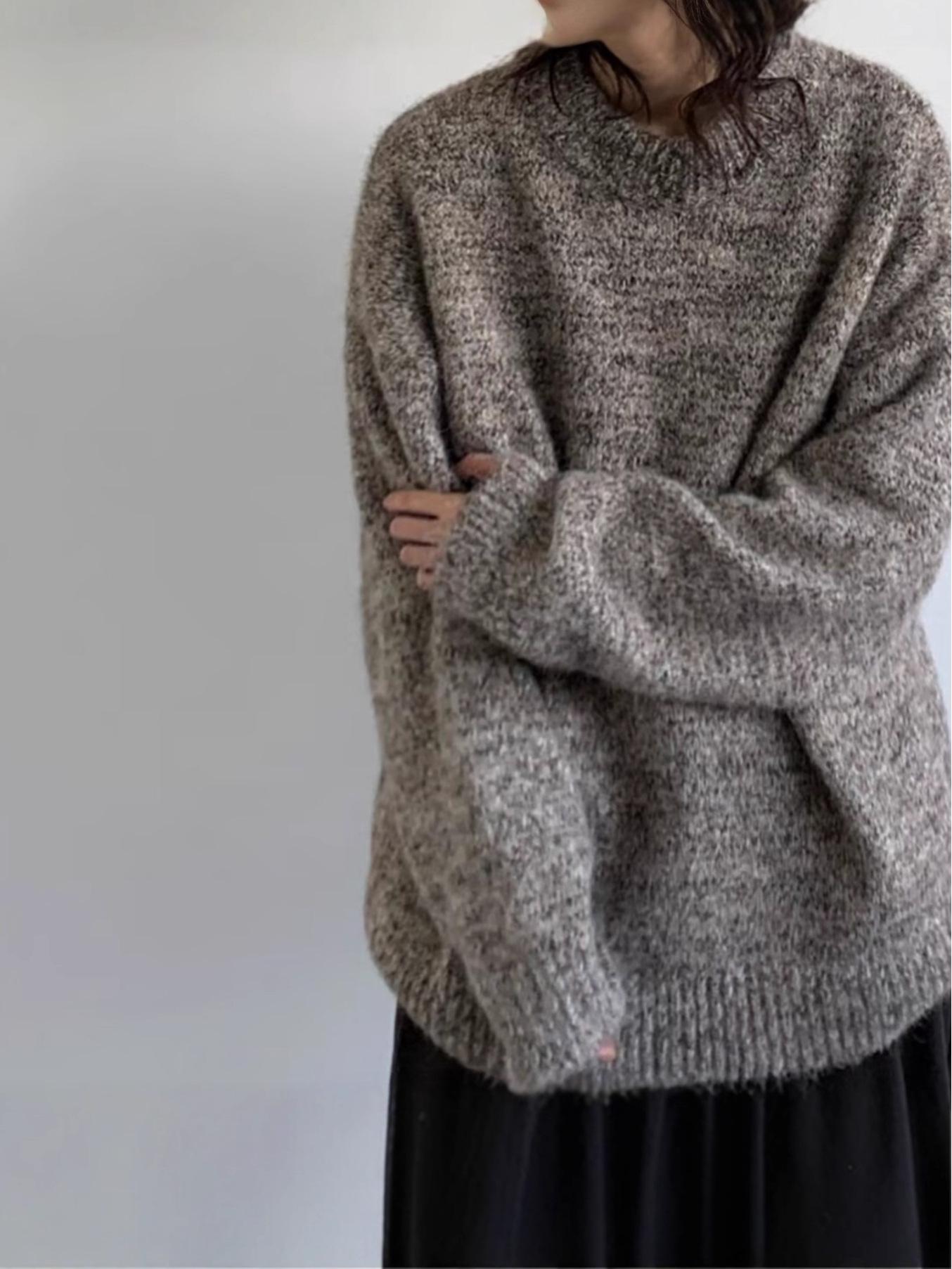 Men s Korean Style Round Neck Textured Knit Sweater - Soft, Warm, and Versatile Long Sleeve Pullover 2XL хаки