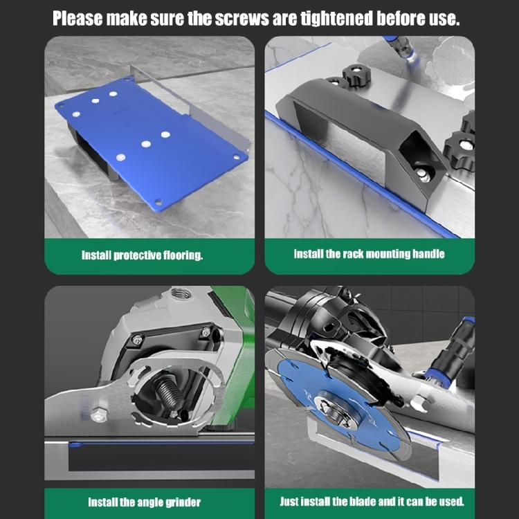 Adjustable Angle Grinder Holders For Professional Tile Edging 45 Degree Tile Chamfering Tool for 100 Type Grinding Tool