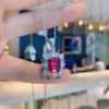 Goods: Cross Border Square Inlaid Simulated Red Corundum Ring Emerald Necklace Jewelry Set
