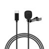 1 Set Omnidirectional Type C Lapel Microphone for Desktop and Notebook Gaming Video Recording and Meetings Lavalier Mic