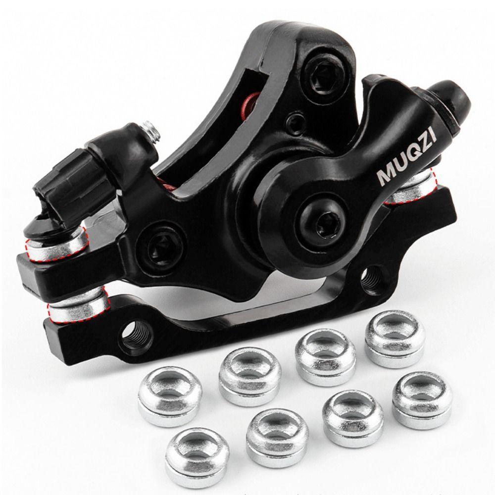 2pcs Aluminum Alloy M6 Disc Brake Spacer Bowl Shaped Cushion M6 Washer Disc Brake Caliper Gasket Fixed Spacer
