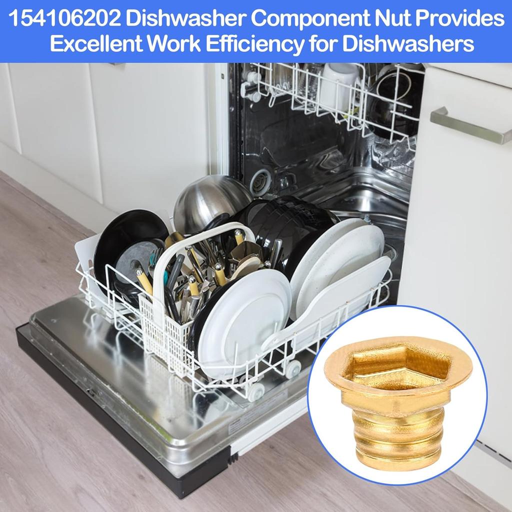 154106202 Dishwashers Heating Element Nut For Frigidaire Electrolux Dishwashers Heating Element 154106201 4162518 08014807 0806834-2pcs