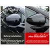 Fiber Car Rear View Mirror Cover Trim Anti-Scratch Side Mirror Cap Protector Auto Exterior Accessories For Zeekr 7GT 2025 2026