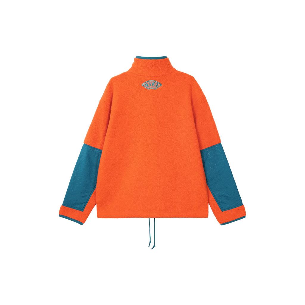 Nike Veste de sport ample patchwork CNY avec col montant Vestes pour hommes Corail-Orange DQ5061-817