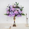 Uflower Silk Flower Ball Centerpiece Decor Artificial Wedding Backdrop Road Lead Floral Table Decoration for Events And Parties