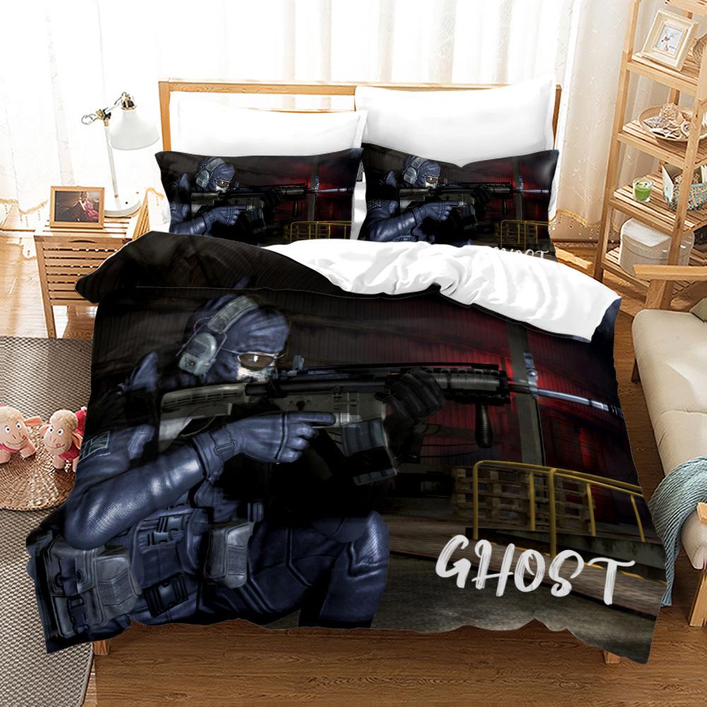 Call Of Duty Warzone Bedding Set Single Twin Full Queen King Size Game Bed Set Aldult Kid Bedroom Duvet cover Sets 3D Print 016
