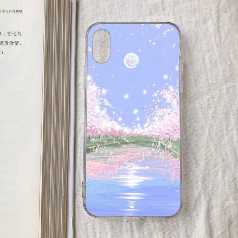 Art Oil Painting Phone Case for iPhone 11 12 13 Mini Pro Max 8 7 6 6S Plus X 5 S SE 2020 XR XS 10 case