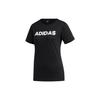 T Shirts Women's Black Crew Neck Moderate Straight Fit FM5312