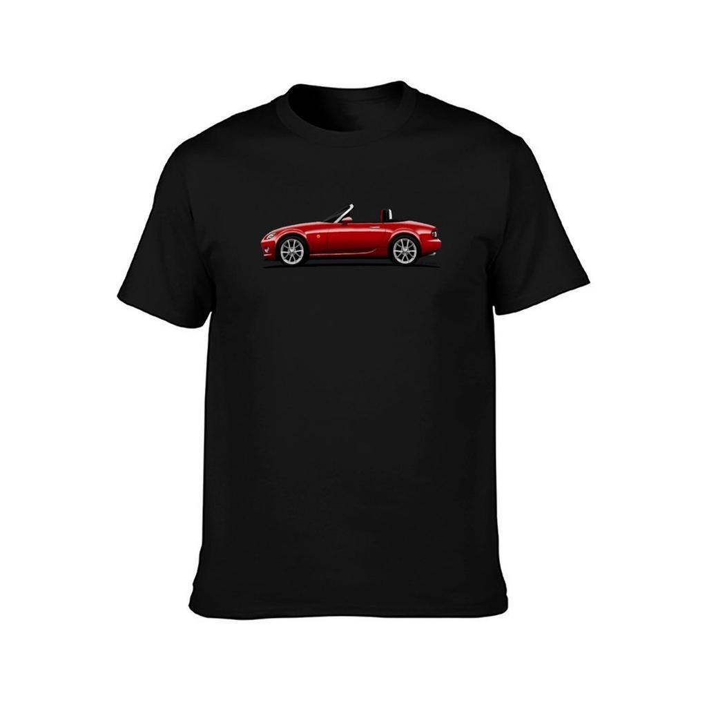 classic sports car convertible roadster NC 3rd Generation Limited Edition TShirt Basic Simple Design Short Sleeve Shirt