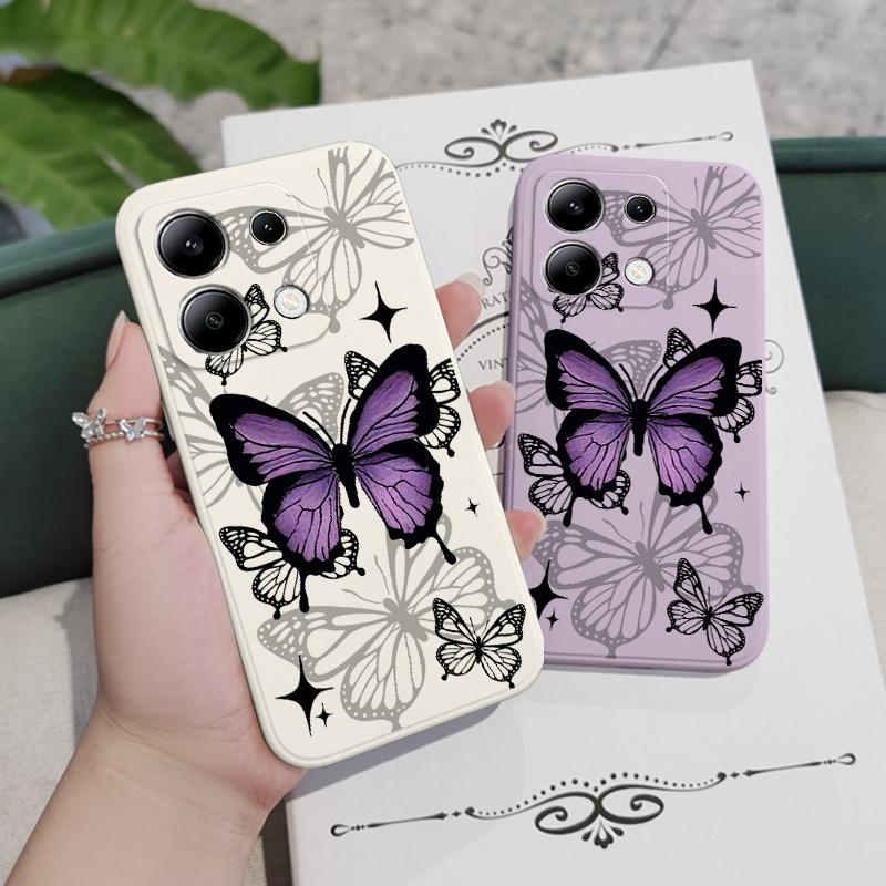 Flying Butterfly Phone Case For Xiaomi Redmi Note 15 Pro Plus 4G 5G Silicone Cover