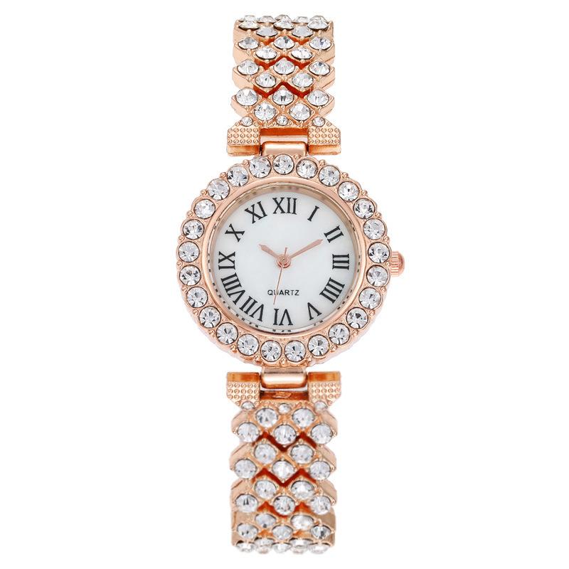 Fashion Roman Diamond Women's Watch Women's Watch Quartz Watch Bracelet Women's Watch