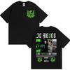 Rapper Jc Reyes Los Green Lanters Tour 2025 T Shirts Mens Fashion Gothic Vintage T Shirt High Street Casual Short Sleeve T-shirt