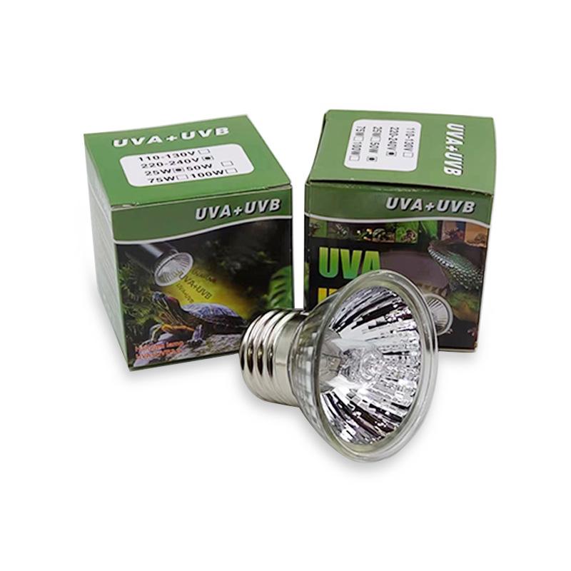 5pcs UVA +UVB Reptile Heating Light Bulb 25/50/75W Snake Turtle Pet Full Spectrum Basking UV Light Bulbs For Amphibians