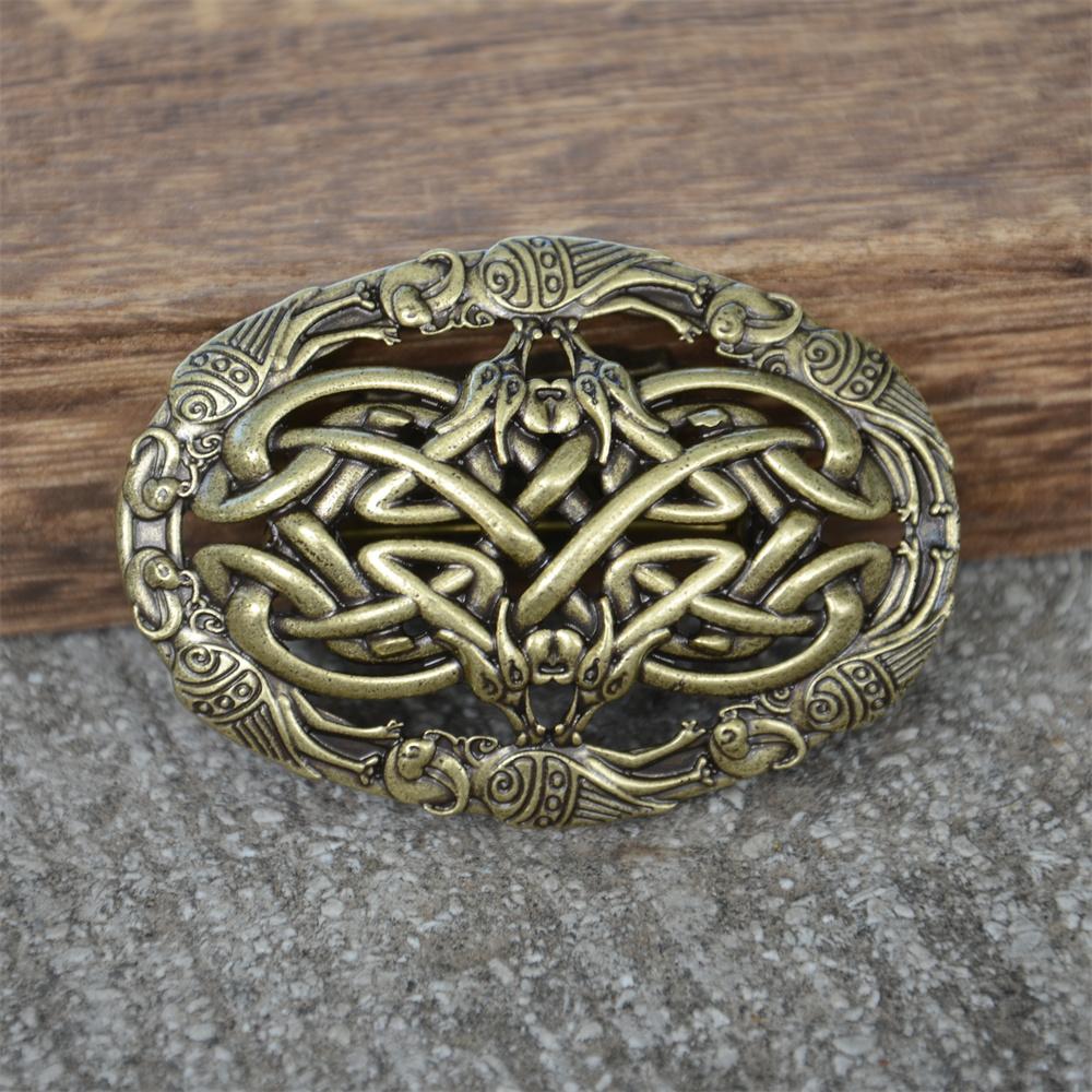 1Pcs Retro Sweden Norse Viking Brooches Jewelry Vintage Norse Talisman for Clothing Shirt Suit