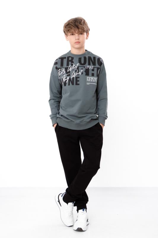 Teen Boys' Sports Tracksuit – Printed Sweatshirt and Jogger Pants, Any season 6419-057-33-1 HC