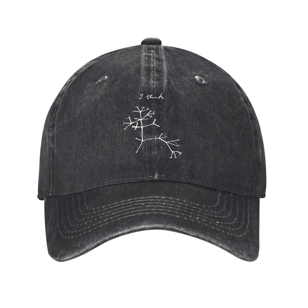 L'Albero della Vita di Darwin - Biologia Evolutiva Vacanza al Mare Cappellino da Baseball Alto Costo-PerforUnisex Riunioni Casual Cappellino Denim da Papà