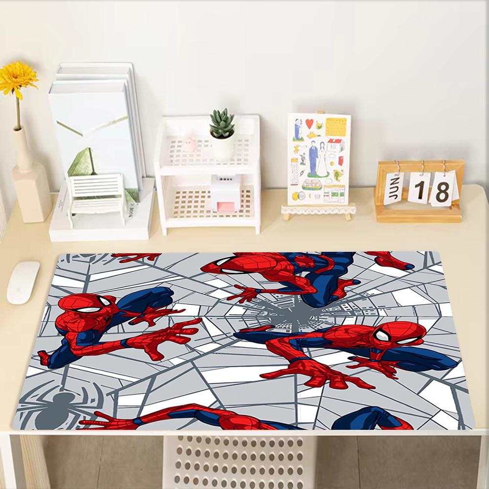 Spider Man Theme Mouse Pad, Non Slip Rubber Base, Multifunctional Office & Home Decor, Perfect for Workspace Personalization.