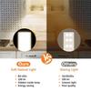 A84E-LED Motion Sensor Cabinet Light,Under Counter Closet Lighting, Wireless USB Rechargeable Kitchen Night Lights