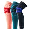 1/2PCS Knee Support Men Pressurized Elastic Knee Brace with Silicone Spring Basketball Volleyball Knee Pads High Quality Practical Daily Use