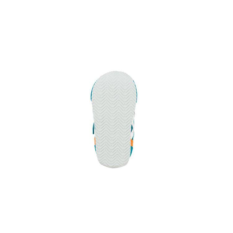Asics Idaho Mini Baby 3 Velcro Casual Durable Breathable Low Top Running Shoes Peacock Blue Baby sneaker TUB165-300