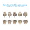 5pcs 3.175mm 32DP 16/17/18/19/20T Metal Pinion Motor Gear Aluminum Pinion Motor Gear for 1/10 RC Model Car