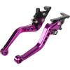 1Pair Aluminum Motorcycle Brake Handle 6-position Adjustable Brake Clutch Levers  Bike Parts