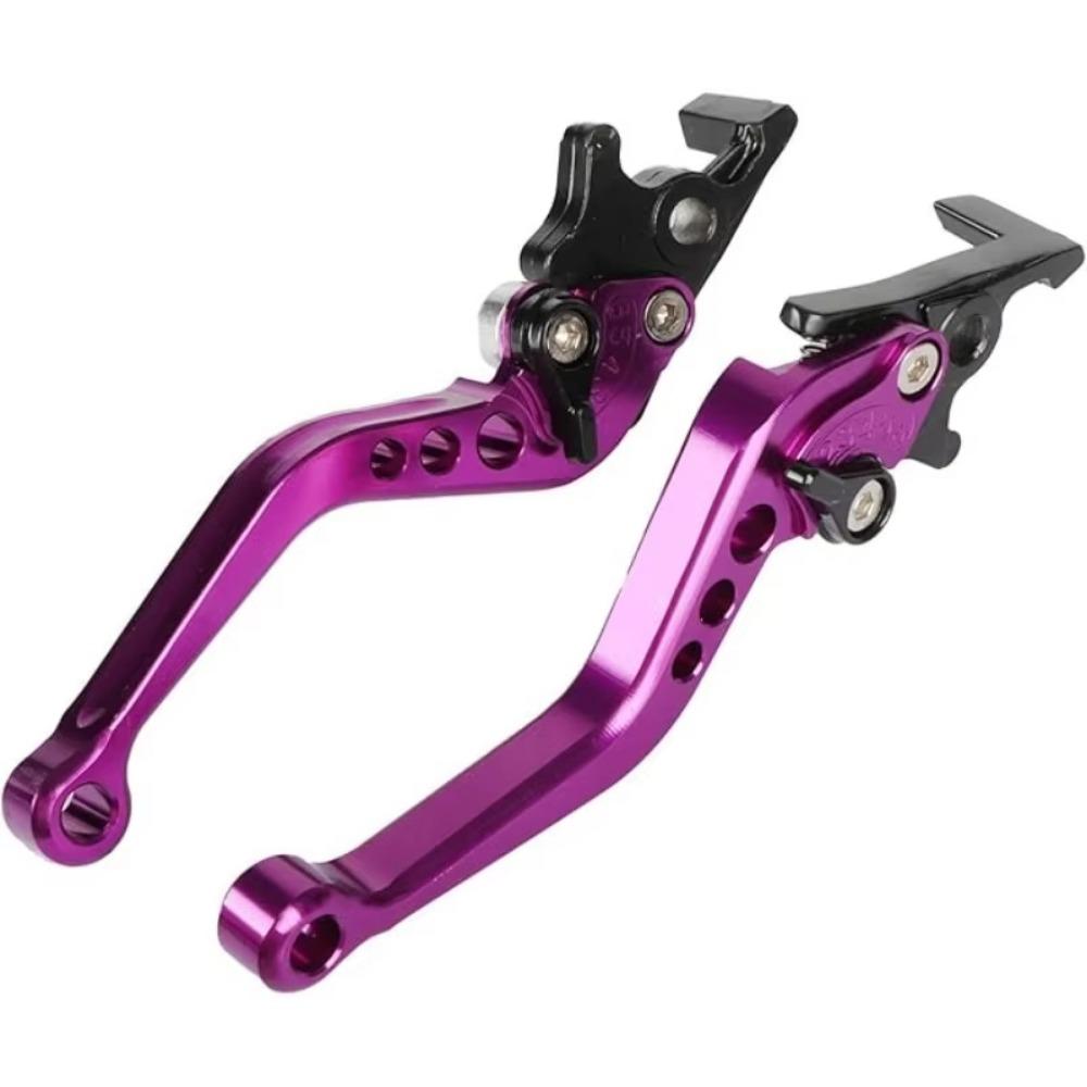 1Pair Aluminum Motorcycle Brake Handle 6-position Adjustable Brake Clutch Levers Bike Parts
