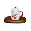 Retro Mug with Lid High Value Household Ins Water Cup Cute Girls Cup Souvenir Ceramic Cup Set