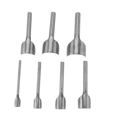 7pcs /set Leather Carft Half Round Punch Belt End Cutter For Home Leather Sewing(10-40mm)