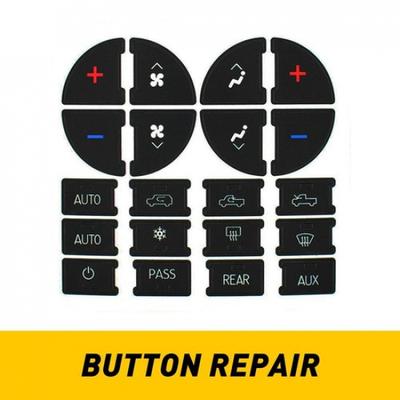 AC Climate Control Button Repair Decals Stickers for Chevrolet Silverado 07-13