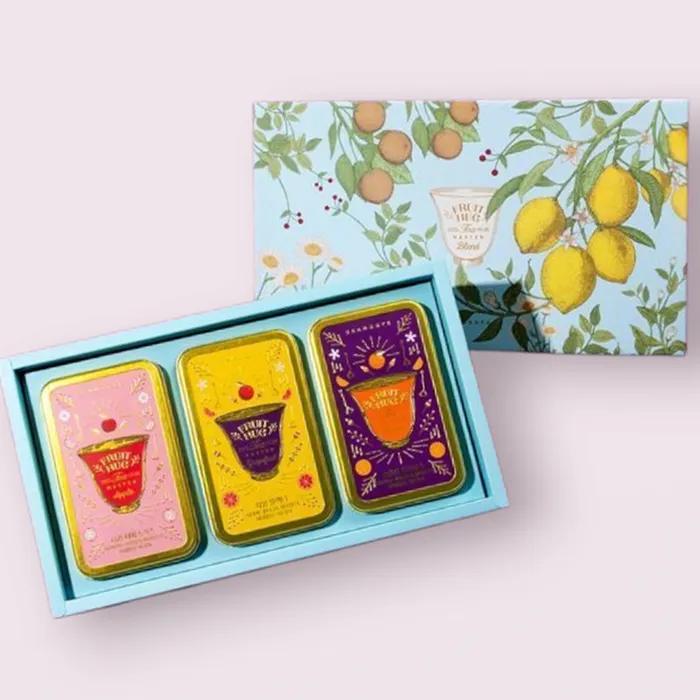 

Подарочный набор из 3 банок чая Fruit Hug Lemon Chamomile