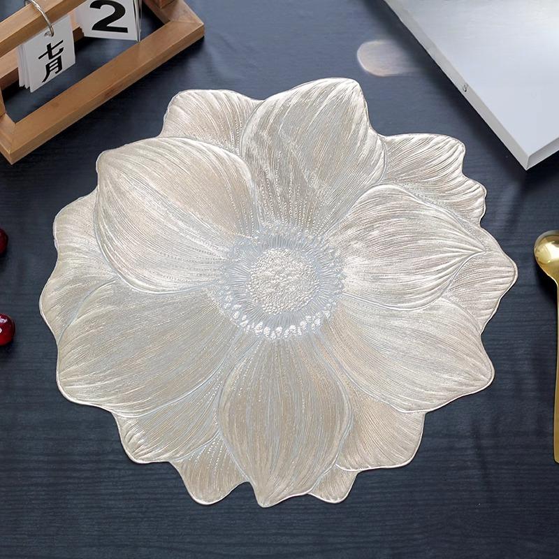 

Подставки под стаканы для дома с золотым тиснением, украшенные пионами, настольные коврики, теплоизоляционные, противоскользящие, водонепроницаемые и термостойкие подставки Golden