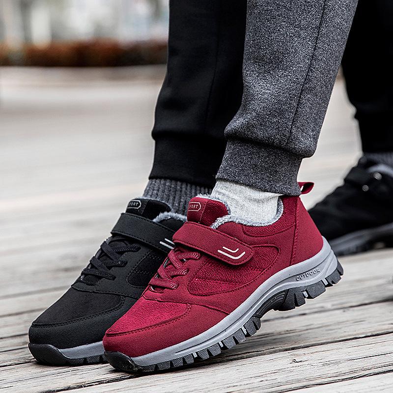 Elderly Men’s & Women’s Autumn Casual Shoes: Comfortable Cotton Walking Shoes for Middle-Aged & Seniors, One-Piece Delivery.
